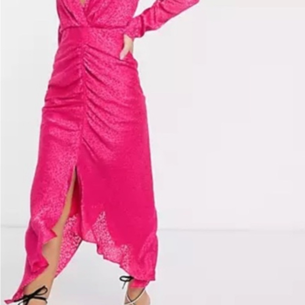 Rony Kobo Astrid Pink Midi Dress (NWT)